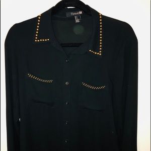 Forever 21 silk blouse
